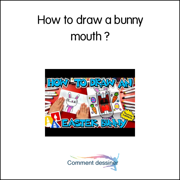 How to draw a bunny mouth